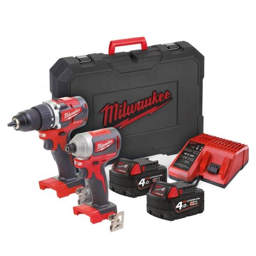 Milwaukee akkus gépszett M18 CBLPP2B-402C 18V 2x4,0Ah