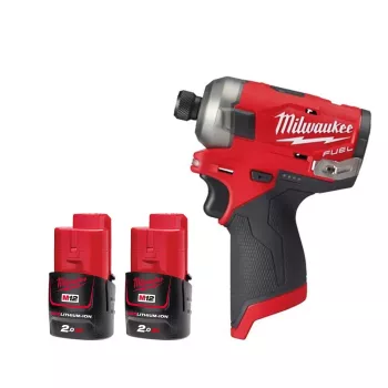   Milwaukee akkus ütvecsavarozó hidraulikus M12FQID-202X 2x2,0Ah 12V