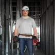 Milwaukee WORKSKIN WWSSG technikai szürke rövid ujjú póló M