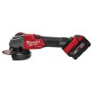 Milwaukee akkus sarokcsiszoló M18 FSAG125XB-502X 18V 2x5,0Ah 125mm