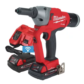   Milwaukee akkus popszegecshúzó M18 ONEFPRT-202X 18V 2x2,0Ah