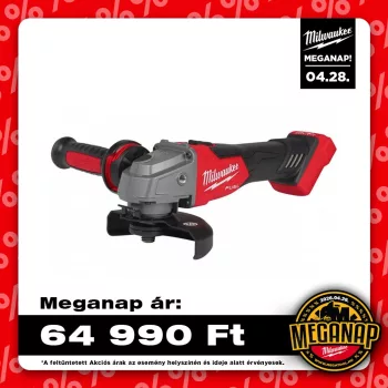   Milwaukee akkus sarokcsiszoló M18 FSAG125X-0 18V alapgép 125mm