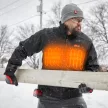 Milwaukee M12 HJBL5-0 akkus fekete színű fűthető kabát 12V akku és töltő nélkül L