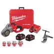 Milwaukee akkus 1 1/4" csőmenetvágó M18 FPT114-802CA 18V 2x8,0Ah