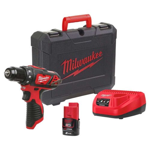 Milwaukee akkus fúró-csavarozó 12V M12 BDD-201C 1x2,0Ah