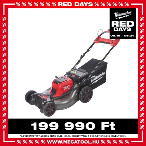 Milwaukee M18F2LM53-0 M18 FUEL akkus önjáró fűnyíró alapgép