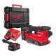 Milwaukee akkus szalagcsiszoló M18 FBTS75-552X 18V 2x5,5 Ah, HD kofferben