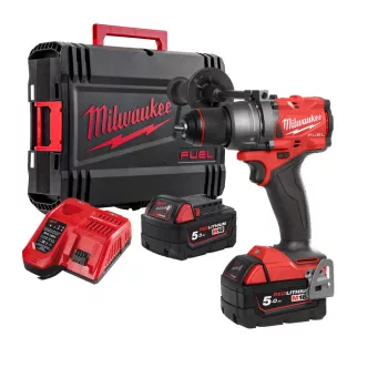  Milwaukee akkus ütvefúró-csavarozó M18 FUEL FPD3-502X 18V 2x5,0Ah