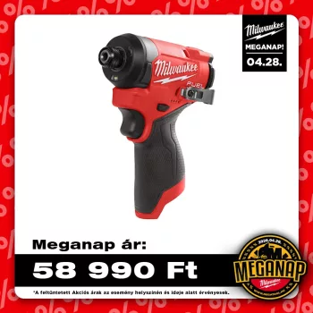   Milwaukee akkus szuperkompakt ütvecsavarozó M12 FID2-0 12V alapgép
