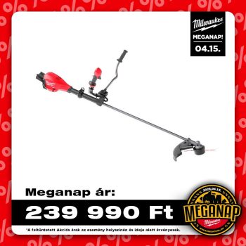   Milwaukee dupla akkus fűkasza M18 FUEL F2BCU-0 18V akku és töltő nélkül