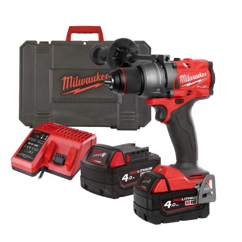 Milwaukee akkus fúrócsavarozó M18 FDD3-402C 18V 2x4,0Ah