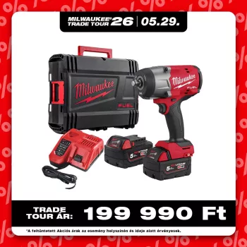   Milwaukee akkus ütvecsavarozó M18 FHIW2F12-502X 18V 2x5,0 Ah