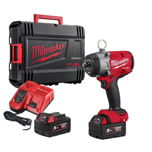 Milwaukee akkus ütvecsavarozó M18 FHIW2P12-502X 18V 2x5,0 Ah, HD kofferben