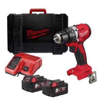   Milwaukee akkus fúrócsavarozó M18 BLDDRC-502C 18V 2x5,0 Ah