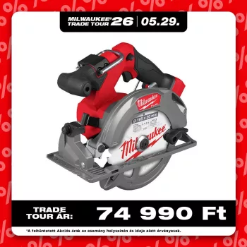   Milwaukee akkus körfűrész M18 FUEL FCS552-0 18V alapgép, kartondobozban