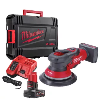   Milwaukee akkus excentercsiszoló M12 FROS5-502X 12V 2x5,0 Ah, Heavy Duty kofferben