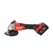 Milwaukee FUEL akkus sarokcsiszoló M18 FSAG125XB-502P 18V 2x5,0 Ah Packout kofferben
