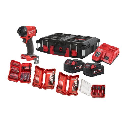 Milwaukee  akkus erőcsomag M18 FID3100P-502P 18V 2x5,0 Ah Packout kofferben