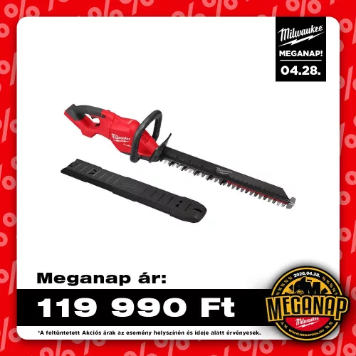 Milwaukee akkus sövényvágó M18 FUEL FHET60G2-0 18V akku és töltő nélkül