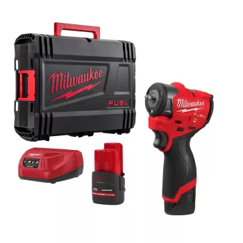   Milwaukee akkus ütvecsavarozó M12 FSCIWF14-252X 12V 2 x 2,5 Ah, Heavy Duty koffer
