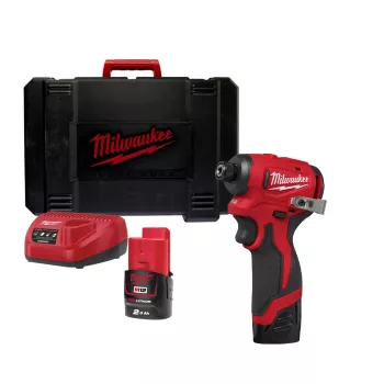   Milwaukee akkus ütvecsavarozó M12 BLIDRC-202C 12V 2x2,0 Ah, kofferben