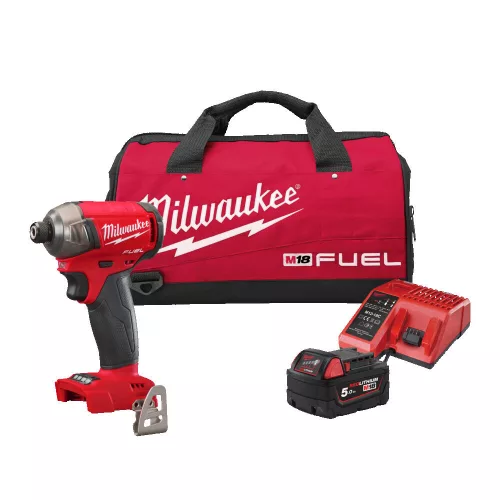 Milwaukee akkus hidraulikus ütvecsavarozó M18 FQID-501BRF 18V 1x5,0 Ah, szerszámtáskában