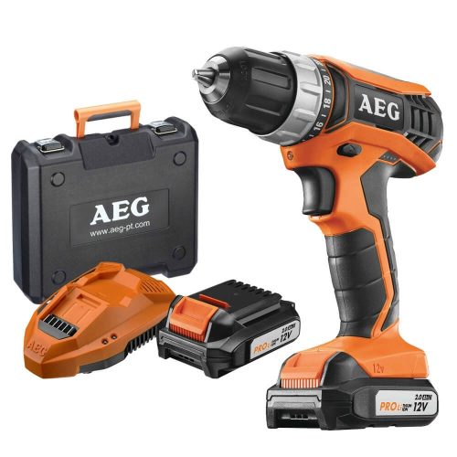 AEG akkus fúrócsavarozó BS12G3LI-202C 12V 2x2,0Ah