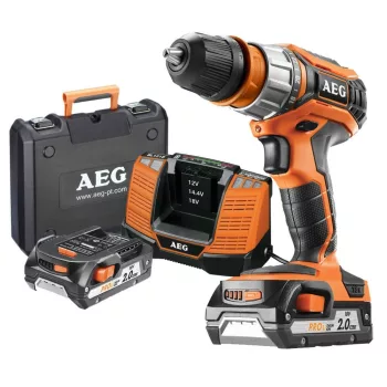   AEG akkus kompakt fúrócsavarozó BS18C2X LI-202C 18V 2x2,0Ah