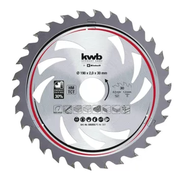 Einhell körfűrészlap fához 190x30x2mm 30 fog