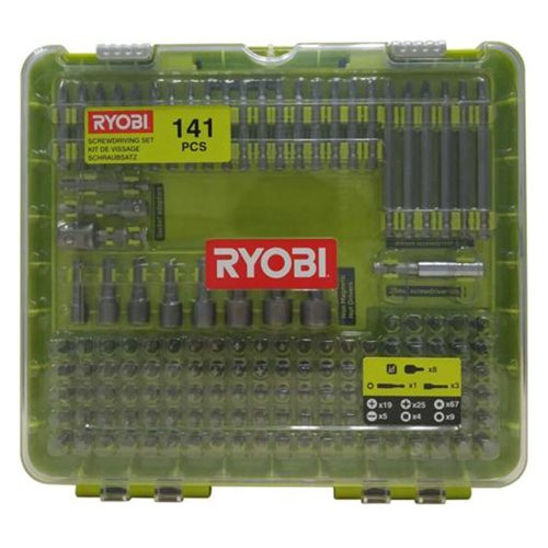 Ryobi fúró-csavarozó bit készlet RAKD141 141 részes