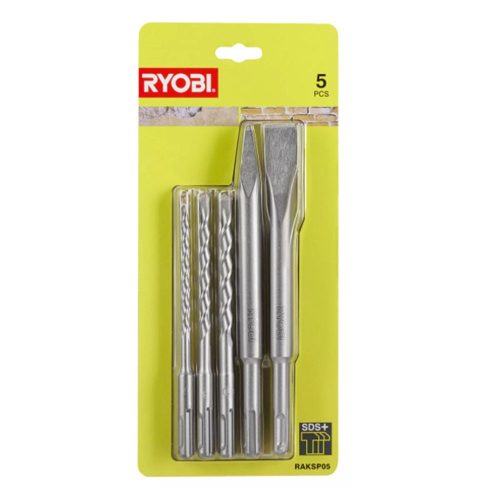 Ryobi SDS-Plus fúró és vésőszett RAKSP0 5 részes