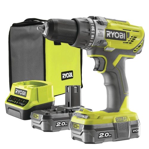 Ryobi akkus ütvefúró-csavarozó R18PD3-220S 18V 2x2,0Ah