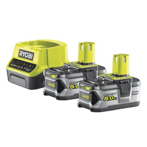 Ryobi akkumulátor szett Li-Ion RC18120-250 töltő + 2x18V 5,0Ah