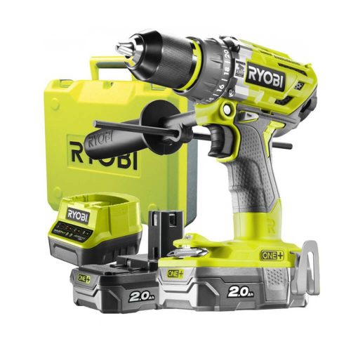 Ryobi akkus ütvefúró-csavarozó R18PD7-220B 18V 2x2,0Ah