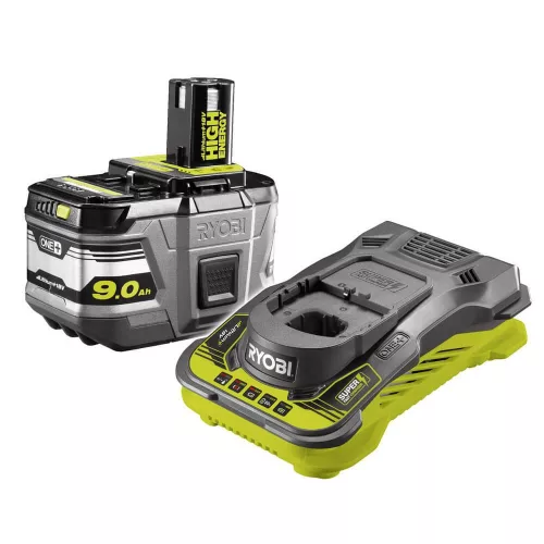 Ryobi akkumulátor szett Li-Ion RC18150-190 töltő + 1x18V 9,0Ah