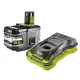 Ryobi akkumulátor szett Li-Ion RC18150-190 töltő + 1x18V 9,0Ah