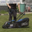 Scheppach akkus fűnyíró indukciós motor 4 in 1, BC-MP380-X-SET XL2, IXES 20V, 2x4Ah akku, töltő