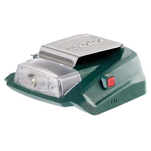 Metabo akkumulátor adapter 14,4-18V LED világítással és 2db USB csatlakozóval