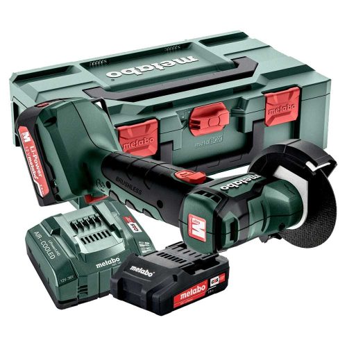 Metabo akkus sarokcsiszoló PowerMaxx CC 12 BL 12V 2x2,0Ah Metabox kofferben