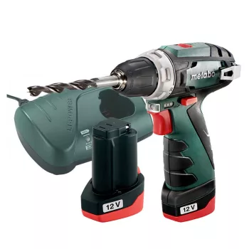 Metabo akkus fúrócsavarozó PowerMaxx BS Basic 12V 2x2,0Ah