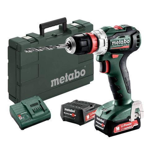 Metabo akkus fúrócsavarozó PowerMaxx BS 12 BL Quick 12V 2x2,0Ah