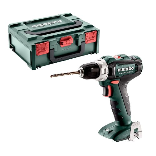 Metabo akkus fúrócsavarozó PowerMaxx BS 12 BL Quick 12V alapgép Metabox kofferben