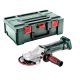 Metabo akkus sarokcsiszoló WF 18 LTX 125 Quick 18V alapgép, 125mm Metabox kofferben