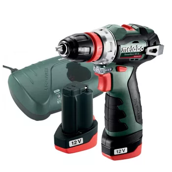   Metabo akkus fúrócsavarozó PowerMaxx BS BL Quick 12V 2x2,0Ah kofferben