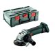 Metabo akkus sarokcsiszoló W 18 LTX Quick 18V alapgép, 125mm Metabox kofferben ( 602249840 )