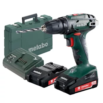   Metabo akkus fúrócsavarozó BS 18 18V MetaBOX kofferben 2x2,0Ah