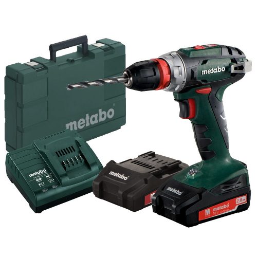 Metabo akkus fúrócsavarozó BS 18 Quick 18V 2x2,0Ah