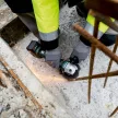 Metabo W 18 L 9-125 Akkus-Sarokcsiszoló alapgép Koffer