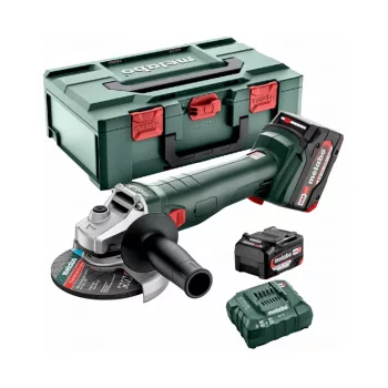  Metabo akkus sarokcsiszoló 18V W 18 L 9-125 Quick 2x5,2Ah Metabox kofferben, 125mm