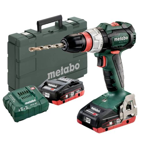 Metabo akkus fúrócsavarozó BS 18 LT BL Q LiHD 18V 2x4,0Ah